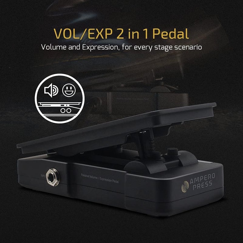 HOTONE Volume Expression 2 in 1 Guitar Effects Pedal Passive EXP Ampero Press Guitar Pedal(Included 1 PCS Additional 15 CM TS Cable) - Image 2